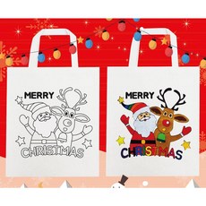 MOADECO 컬러링 두두엠 에코백 마카세트 크리스마스, 단품