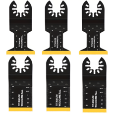 09몬 티타늄 강화 멀티커터날 34mm 44mm 금속목재 겸용, 6개