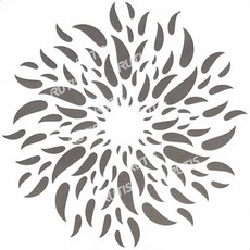 型染版-蝶古巴特diy-簍空模板-塗鴉模版-繪畫模版, 1個, ST-CU2-0074