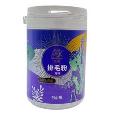 毛萬 全齡貓 排毛粉 海味 70g, 1個, 毛球