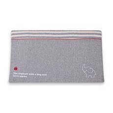 JoyBaby嬰兒枕頭 孕婦側睡枕 三角枕 商檢標章 嬰兒防吐奶枕, 灰色小象-F