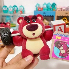 52TOYS 랏소베어 피트니스 시리즈 헬스장 랏소베어 미니 피규어 인형, G