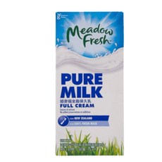 Meadow Fresh 紐西蘭全脂保久乳, 12個裝, 1L
