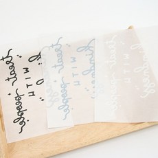 종이전사지) 트리트 피플 3color C0, 블랙, 1개