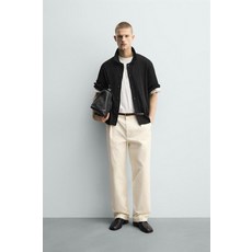 [국내발송] ZARA 남성 니트 스트럭처 셔츠 - 블랙 3003/407/800 459305