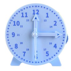 초등수학 하루 24시간 개념학습용 초침시침 시계모형 숫자공부 유아장난감 집중력훈련, 2개