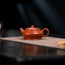 宜興原礦紫砂壺功夫茶具家用紫砂茶壺魚籽硃泥手工蔓殊壺, 1個, 蔓殊壺170毫升魚籽朱泥