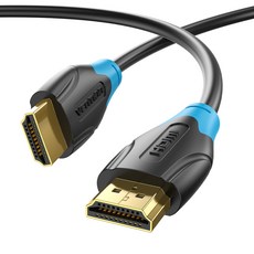 벤션 4K 골드블랙 HDMI 2.0 케이블, 1개, 0.75m 1개, 0.75m