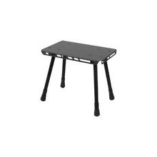 KOOLMAN(쿨맨) 컴팩트 길이조절 미니테이블, 컴팩트 길이조절 미니테이블 - 블랙