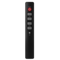 주요 학습을위한 Universal 6 원격 제어 큰 버튼 복사 적외선 IR 원격 B, 01 Black, 01 Black