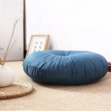 명상방석 좌복 매트 기도 명상 참선방석, E. 공작새 녹색