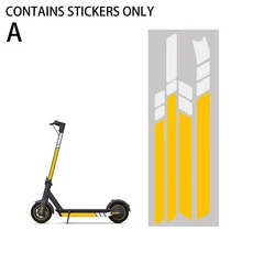 호환용품 나인봇 맥스 G30 G30D 전기 스쿠터 반사 스티커 형광 바디 장식 경고 운전 안전 액세서리, [01] A, 01 A