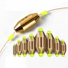 999피싱 999피싱 교체형 순간 수중찌 민물 바다 낚시 유동추 속공 수중 봉돌 황동 고무 낚시추 채비, 1개, 1개입