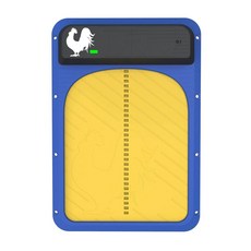 센서 닭장문 자동 도어 닭장 태양 가금류 출입문, 1개, 파란색과