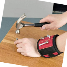 손목자석팔찌 초강력 자석밴드 자석손목밴드 마그네틱팔찌 마그네틱, 블루3단