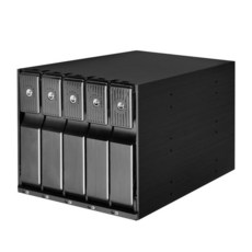 小白的生活工場*SilverStone 銀欣 FS305-12G 5.25吋x 3轉3.5吋x5 免托盤內接硬碟抽取盒, 1個