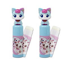 위시캣 어린이 캐릭터 립케어 딸기향 립밤 (25년형), 2개, 3.8g, 코코냥