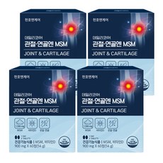 데일리코어 천호엔케어 관절연골앤 MSM 54g, 60정, 4개