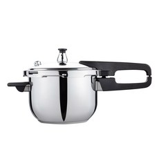 엔뚜마노 4인용 압력솥 스테인레스 압력밥솥 인덕션가능 3L, 1개, 실버