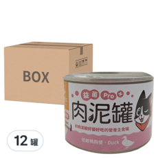 益菌PRO 肉泥罐 營養主食罐 Chicken, 165g, 12罐, 鴨胸餐