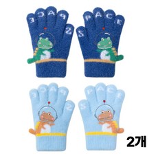 [타임세일] 하루박스 KC인증 1+1 아동 유아 아기 키즈 공룡 겨울 장갑