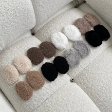 밍크/뽀글이 똑딱이 귀마개, 1개, 상세페이지 참조