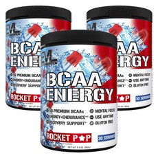EVLUTIONNUTRITION BCAA 能量火箭流行音樂, 3個, 282g