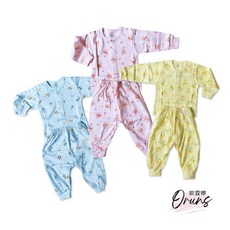 童馨 薄棉款 寶寶長袖長褲 中全開套裝