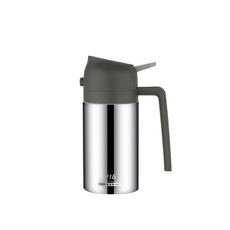 316不鏽鋼噴油瓶 耐摔不怕破 兩用噴油壺 油罐, 1個, 360ml, 316不鏽鋼(黑蓋)