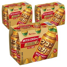 薑黃力量水果口味 6 包, 3個, 600ml