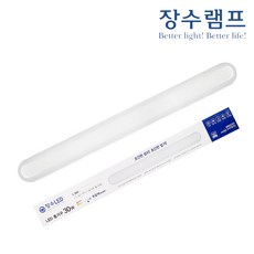 장수램프 LED 일자등 30w, 5개, 주광색