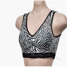 YGSA 지브라 AB컵 몰드 스포츠브라 패션브래지어