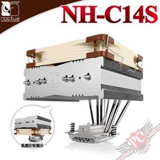貓頭鷹 Noctua NH-C14S 下吹式六導管靜音CPU散熱器, 詳見包裝