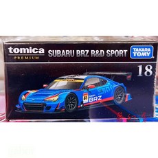 TOMICA PREMIUM 18 SUBARU BRZ R&D SPORT 黑色 盒裝模型車, 1個