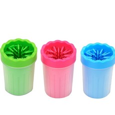 寵物洗腳杯 貓狗通用 矽膠腳部清潔器 隨機發色, 1個, 隨機發色(小)