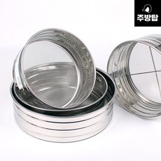 스텐 원형 채망 채반 거름망 물빠짐 얼개미 빵채 깨망 국산, 1개, B망