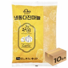 1박스) KF 냉동 다진마늘 1kg x 10개입, 10개