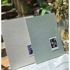 焦凡凡同款 書約保存書 硬殼粗糙質感/燙金, 1個, 櫻灰(左)他店書約請確認好尺寸再下單,不含拍立得