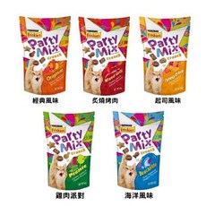 Friskies 貓零食 Party Mix 香酥餅 60g, 1個, 經典原味(橘包)