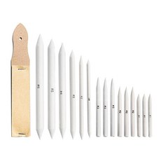 shangren 학생 드로잉을위한 16pcs 드로잉 도구 16 블렌딩 스텀프, 설명, 종이, 화이트