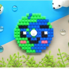 10개세트 방과후 지구환경 놀이활동 디폼블럭 지구 팽이 만들기 창작활동 초등학교