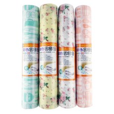 彩色衣櫥墊/防蟲墊 45x420cm 隨機出 15支入, 1個, 彩色