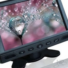 니편 AHD 후방카메라 모니터 스탠드 차량스크린