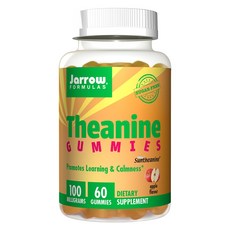 Jarrow FORMULAS 茶胺酸無糖軟糖 蘋果風味, 60顆, 1罐