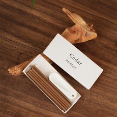 每日出貨 雪松迷你線香8cm /10支裝 附香插 火柴盒大小 輕巧好攜帶 出差旅行 香薰 燻香