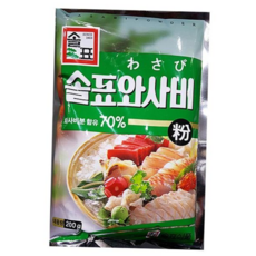 와사비 소스 향신료 가루 솔표 조미료 가공 와사루 양념 가품 간장 200g 겨자, 본상품