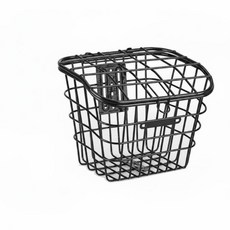 YSSHOP 산악 자전거용 전면 캐리어 디스크 브레이크 호환 통근 출퇴근 장보기 등에 적합한 견고한 자전거 거치대, 뚜껑 있는 검정색 33