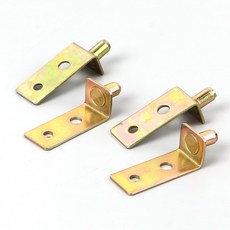4PCS 가구 선반 브래킷 지원 기호 찬장 5M 구분 스터드 접시 고정 유리 캐비닛 홀더, Colo d zinc, as the pictu