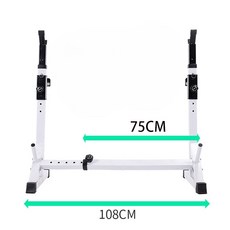 스쿼트 거치대 벤치 프레스 렉 홈짐 웨이트 기구 벤치프레스, 넓은 평벤치
