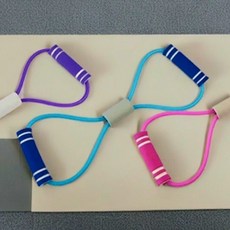 지브로 홈트 저항 운동 발레 스트레칭 밴드 필라테스 헬스 요가 재활, 1개, 블루